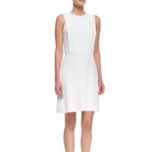 NEW Theory Rimlan Dress Women's 10 Spiaggia Fabric Lined A-Line Knee Length